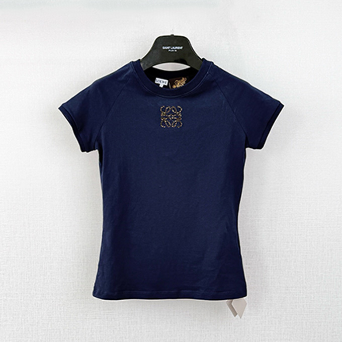 celine large triomphe letter print short sleeve t-shirt